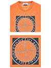 Compass Logo Printing Short Sleeve T-Shirt Mandarin - STONE ISLAND - BALAAN 6