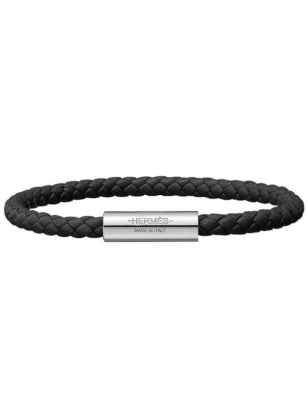 Goliath Silver Bracelet Black - HERMES - BALAAN 1