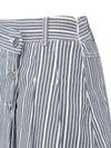 Women s Denim Like Pleated Wrap Skirt - WAAC - BALAAN 5