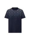 Gradient Cotton Short Sleeve T-Shirt Navy - LOUIS VUITTON - BALAAN 2