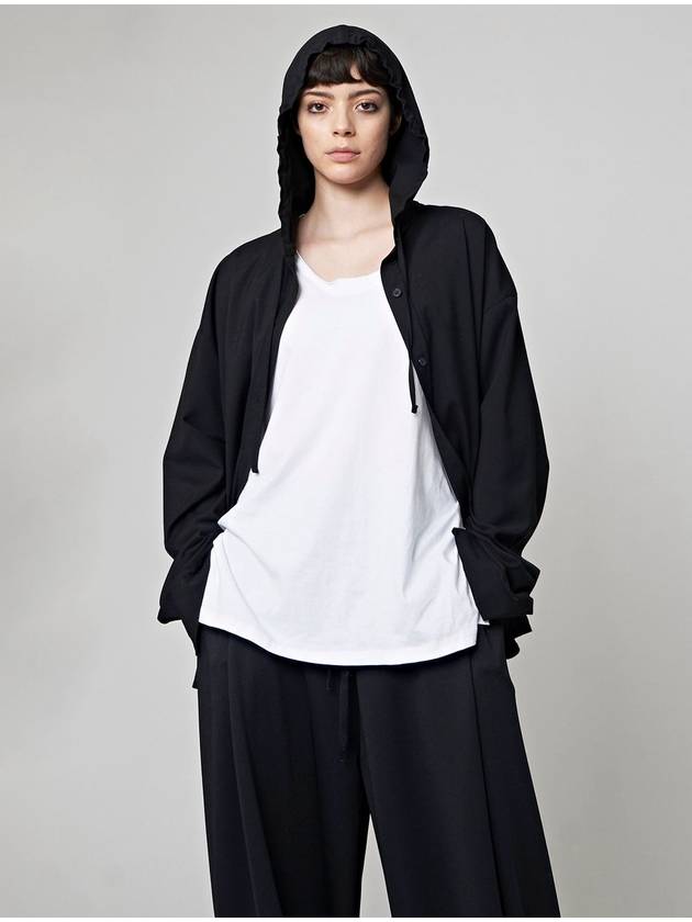 AU32SH01 Hooded ShirtBlack - ATHPLATFORM - BALAAN 1