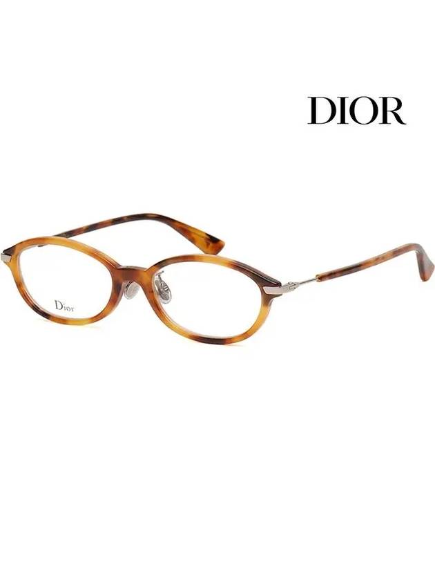 Eyewear Round Acetate Eyeglasses Havana - DIOR - BALAAN 2