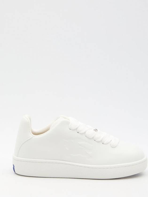 Leather Box Low-Top Sneakers White - BURBERRY - BALAAN 2