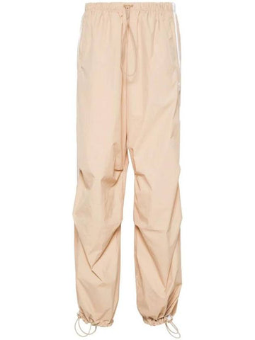 3 Stripes Woven Parachute Track Pants Beige - ADIDAS - BALAAN 1