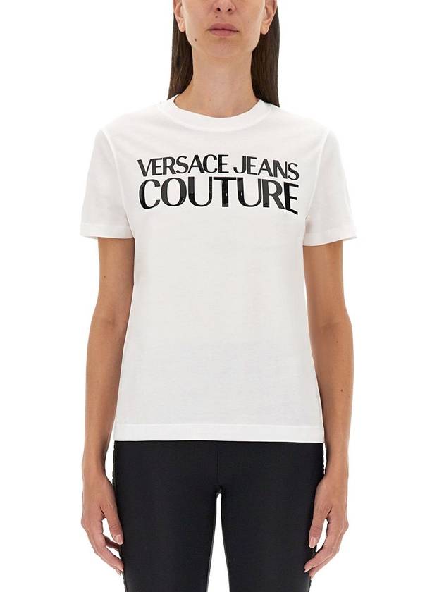 Versace Jeans Couture T-Shirt With Logo - VERSACE - BALAAN 3