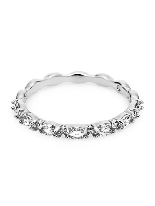 Vittore Marquise Rhodium Ring Silver - SWAROVSKI - BALAAN 6