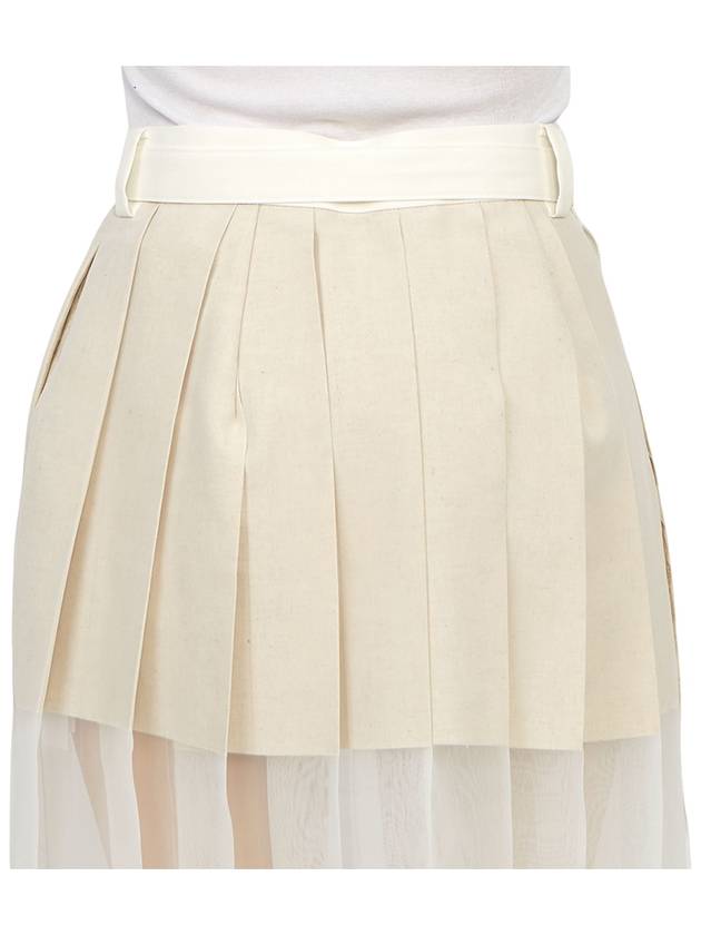 2407238 151 Women s Long Pleated Skirt - SACAI - BALAAN 8