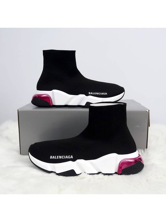 clear sole speed runner neon pink black - BALENCIAGA - BALAAN 2