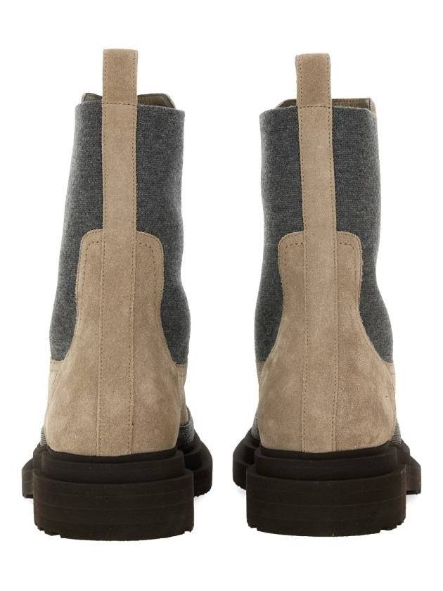 Brunello Cucinelli Suede Chelsea Boot - BRUNELLO CUCINELLI - BALAAN 3