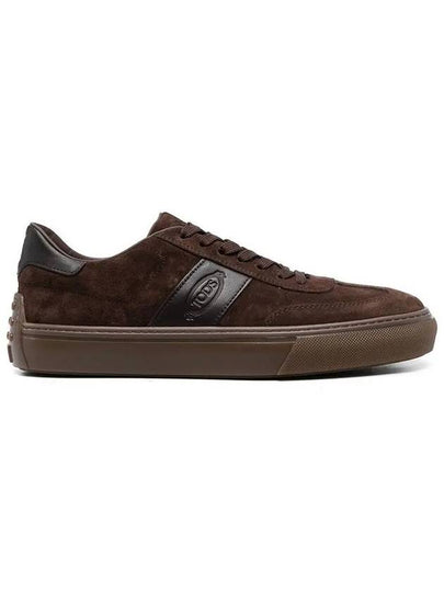 Suede Low Top Sneakers Brown - TOD'S - BALAAN 2