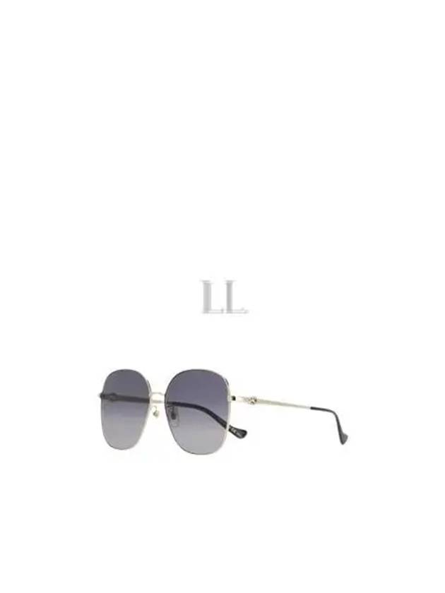 Eyewear Low Nose Bridge Fit Sunglasses Gold Grey - GUCCI - BALAAN 2