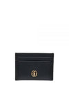 Emblem Logo Card Wallet Black - BALLY - BALAAN 1