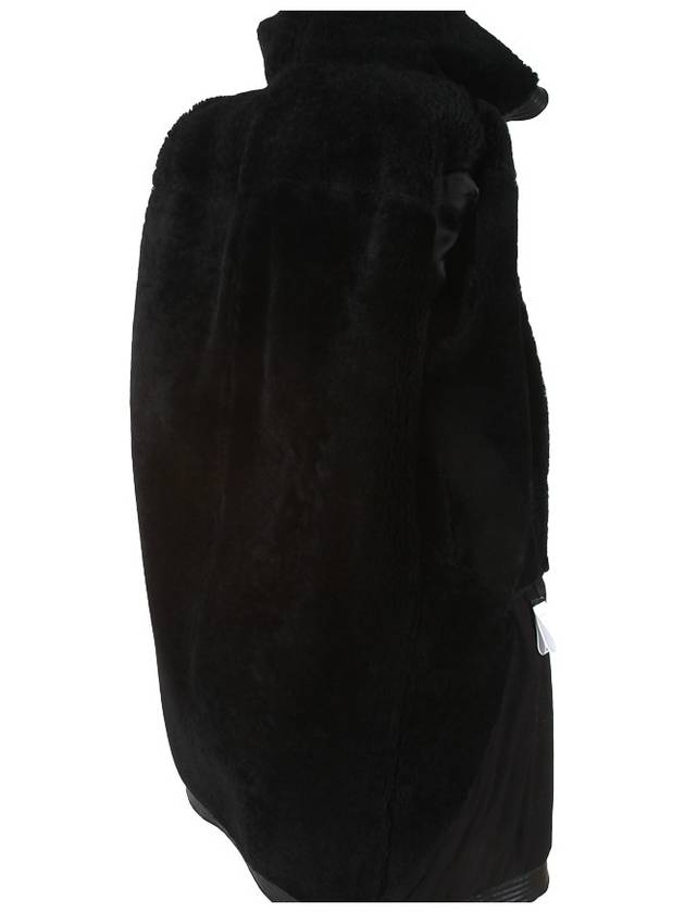 RU9788 Leather Hooded Mouton Jacket - RICK OWENS - BALAAN 8