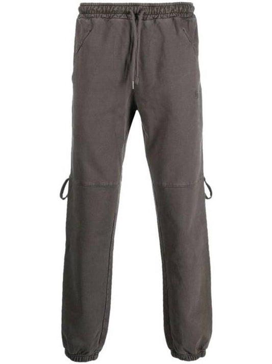 Camargue Clay Logo Cotton Jogging Pants Dark Brown - JACQUEMUS - BALAAN 1