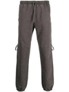 Camargue Clay Logo Cotton Jogging Pants Dark Brown - JACQUEMUS - BALAAN 1