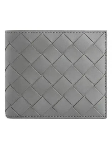 Intrecciato half wallet gray 605721 VCPQ4 1445 1213296 - BOTTEGA VENETA - BALAAN 1