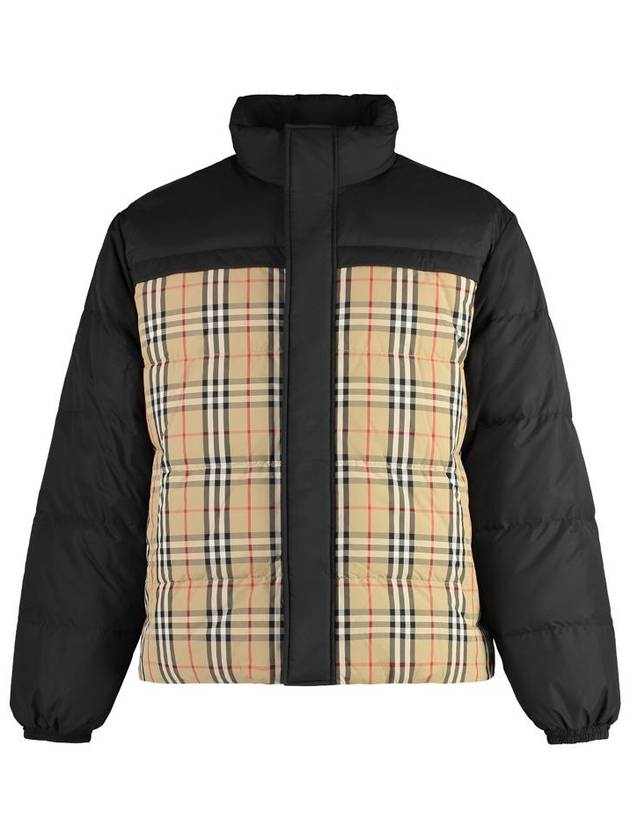 Men's Reversible Down Padding Beige Black - BURBERRY - BALAAN 2