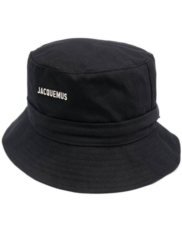 Le Bob Gadjo Bucket Hat Black - JACQUEMUS - BALAAN 2