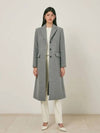 Women's Wool Single Coat Gray - AME - BALAAN 1