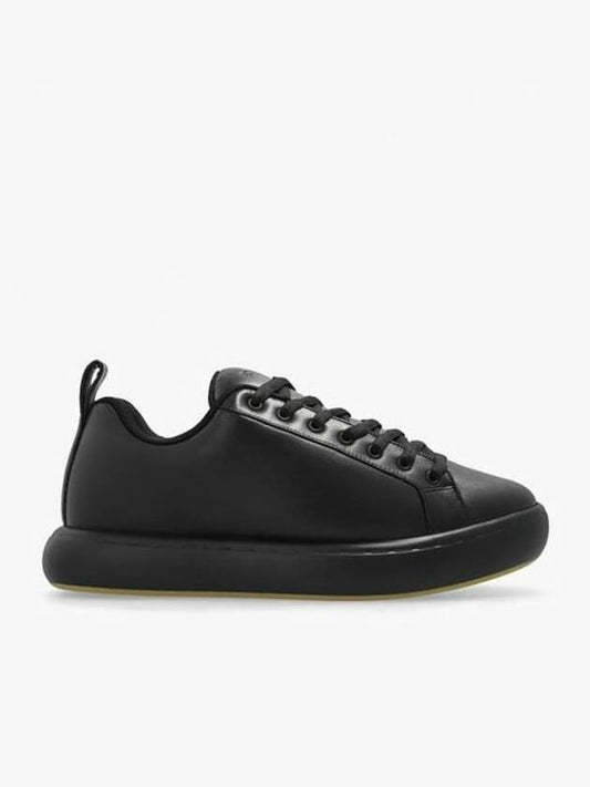 Pillow Leather Low Top Sneakers Black - BOTTEGA VENETA - BALAAN 2