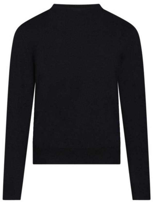 ORB Embroidered Crew Neck Knit Top Black - VIVIENNE WESTWOOD - BALAAN 4