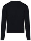 ORB Embroidered Crew Neck Knit Top Black - VIVIENNE WESTWOOD - BALAAN 4