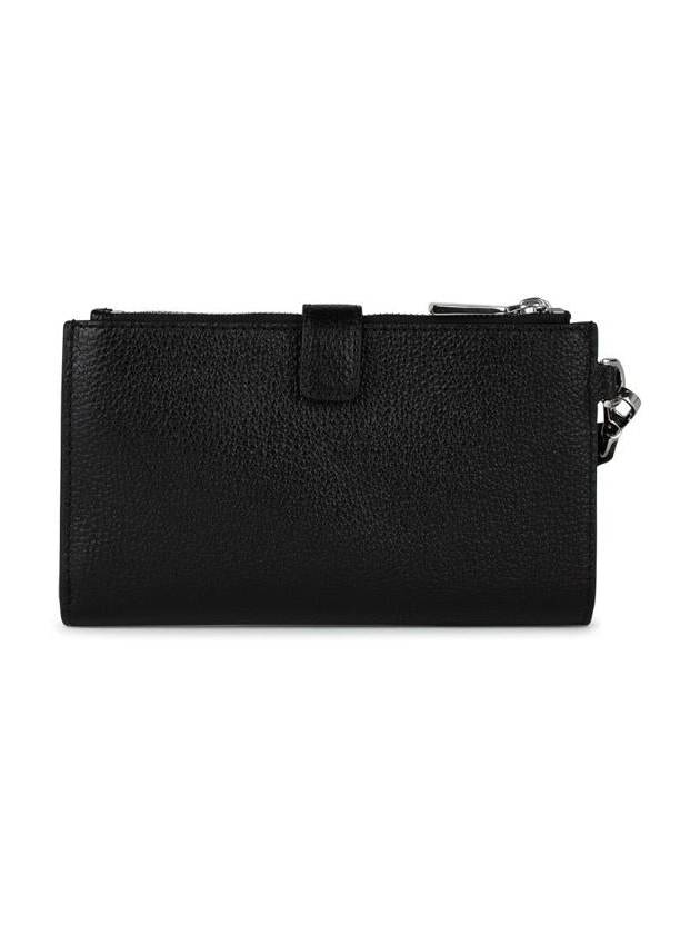 Michael Kors 'Jet Set' Black Leather Wallet - MICHAEL KORS - BALAAN 3