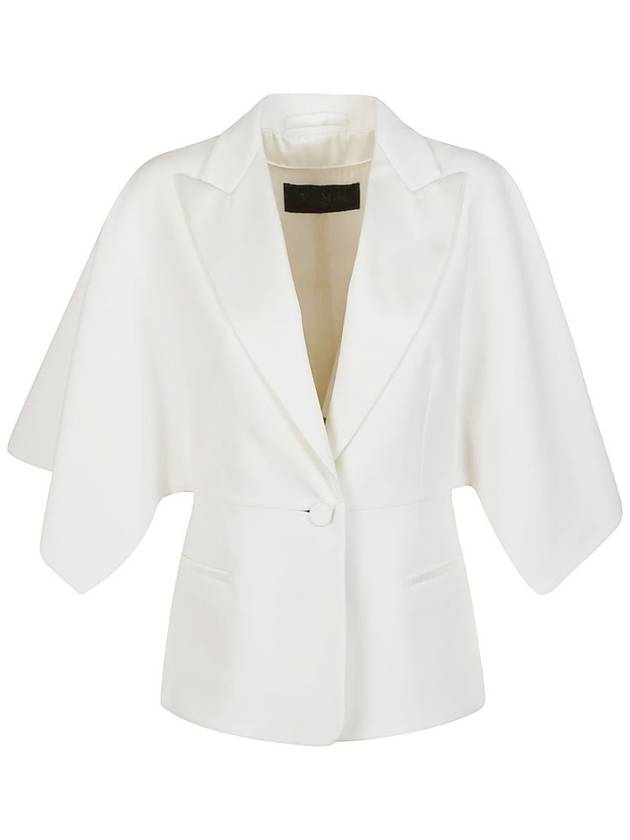 Caddy Tuxedo Curacao Jacket White - MAX MARA - BALAAN 2