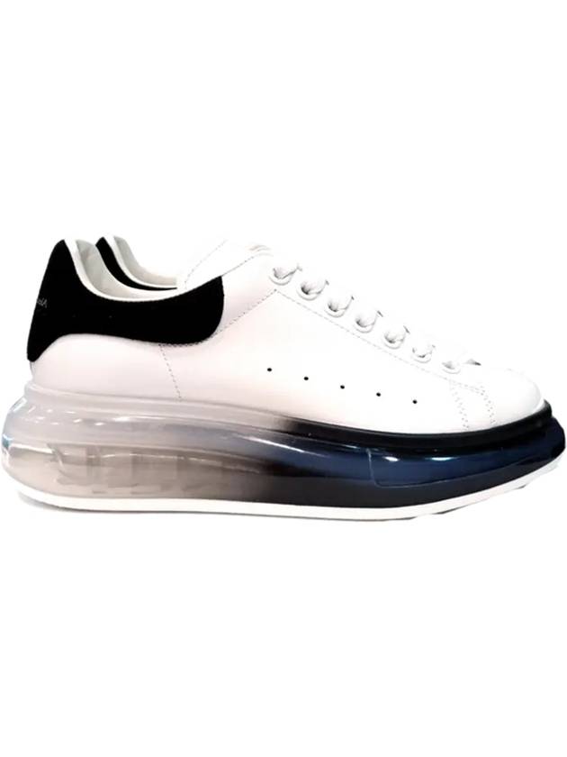 Women's Oversole Low Top Sneakers White Black - ALEXANDER MCQUEEN - BALAAN 2