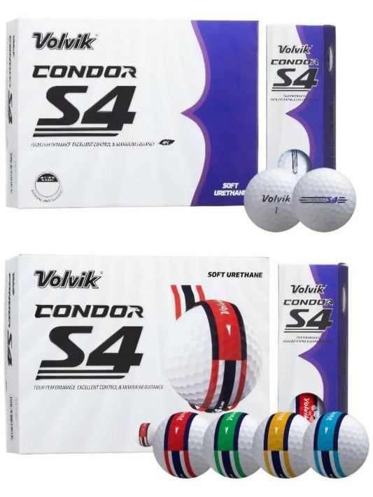 Condor S3 S4 Urethane White Golf Ball 12 Set Sprite Hole in One Meeting Competition Printing - VOLVIK - BALAAN 2