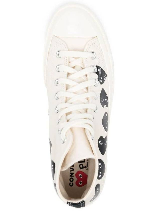 Comme Des Garçons Play X Converse Chuck Taylor Multicore High Shoes - COMME DES GARCONS PLAY - BALAAN 3