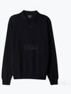 Men's Jerry Wool Long Sleeve Polo Shirt Black - A.P.C. - BALAAN 2