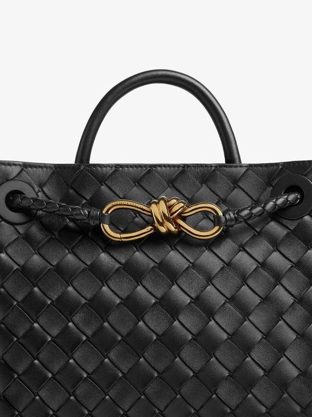 Andiamo Small Tote Bag Black - BOTTEGA VENETA - BALAAN 6