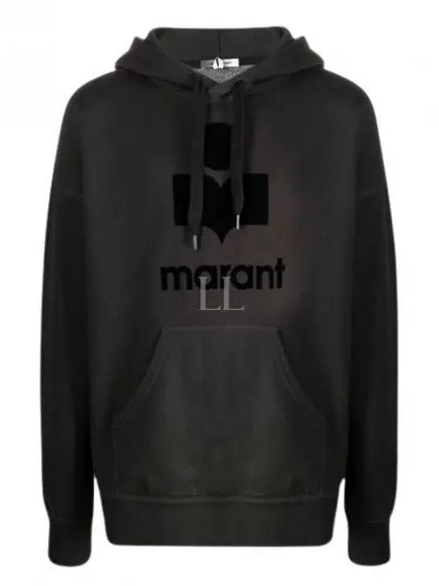 Miley Logo Hoodie Faded Black - ISABEL MARANT - BALAAN 2