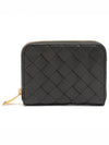 Intrecciato Zipped Coin Wallet Dark Green - BOTTEGA VENETA - BALAAN 2