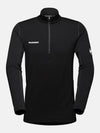 Men's Aenergy ML Half Zip Pull Long Sleeve T-Shirt Black - MAMMUT - BALAAN 2