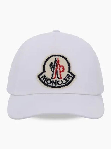 Digital Big Logo Ball Cap White J20933B000140U162034 - MONCLER - BALAAN 1