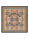 Montage Print Silk Small Square Scarf Archive Beige - BURBERRY - BALAAN 1