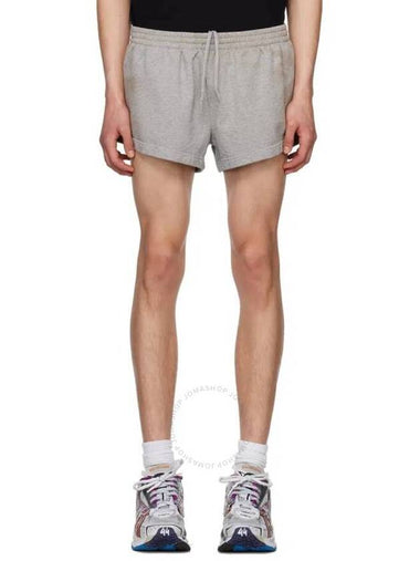 Balenciaga Heather Grey Fleece Running Shorts, Size Medium - BALENCIAGA - BALAAN 1