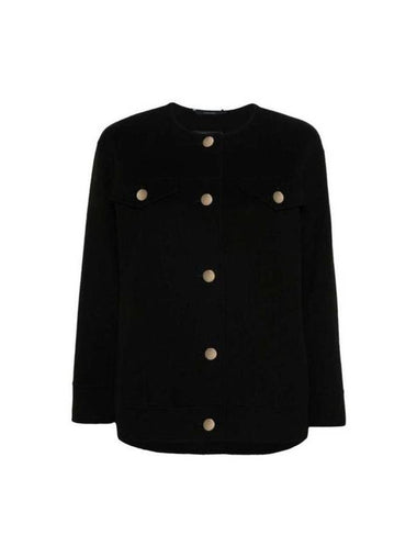 FLORENCE Virgin Wool Jacket Black - MAX MARA - BALAAN 1