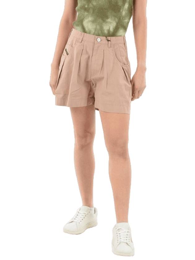 Cotton Shorts Beige - DIESEL - BALAAN 1