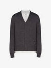 Men's Distressed Cardigan Dark Grey - MAISON MARGIELA - BALAAN 2