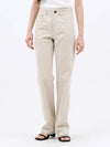 Summer washed straight jeans beige - JUN BY JUN K - BALAAN 1