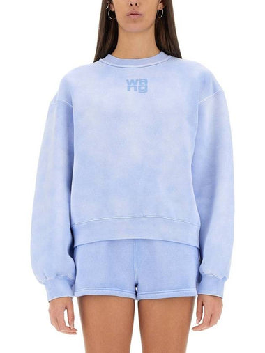 T By Alexander Wang Sweatshirt With Logo - ALEXANDER WANG - BALAAN 1