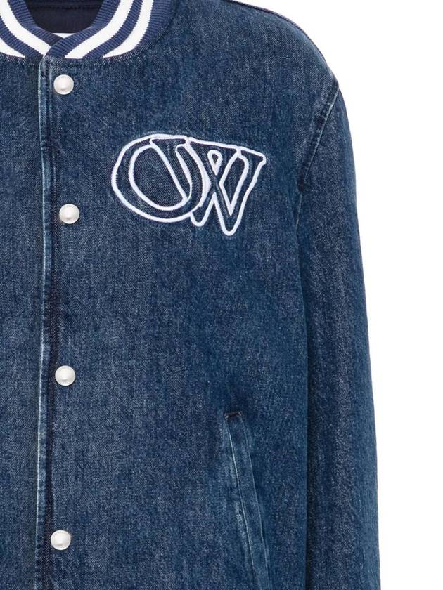 Ow Full Denim Jacket Blue - OFF WHITE - BALAAN 3