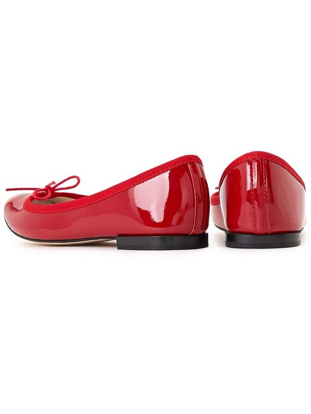 Women's Cendrillon Leather Ballerinas Flat Flammy Red - REPETTO - BALAAN 7