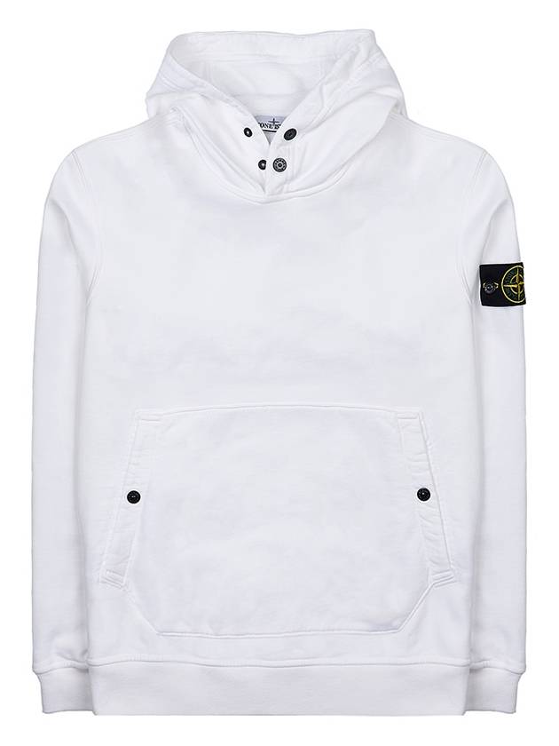 Garment Dyed Hoodie White - STONE ISLAND - BALAAN 11