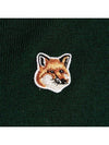 Fox Head Patch Classic Cardigan Deep Green - MAISON KITSUNE - BALAAN.