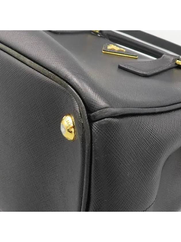 1BA863 Black Color Galleria Saffiano Medium Tote Bag Shoulder Strap 2WAY - PRADA - BALAAN 6