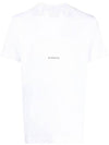 Logo Print Short Sleeve T-Shirt White - GIVENCHY - BALAAN 9